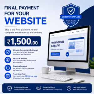 Final payment for website